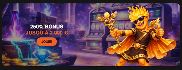 Hermes Casino Home banner